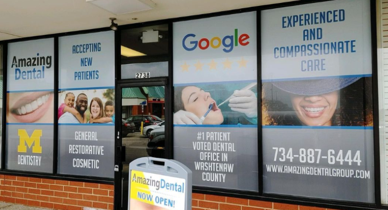 Amazing Dental Window Graphics